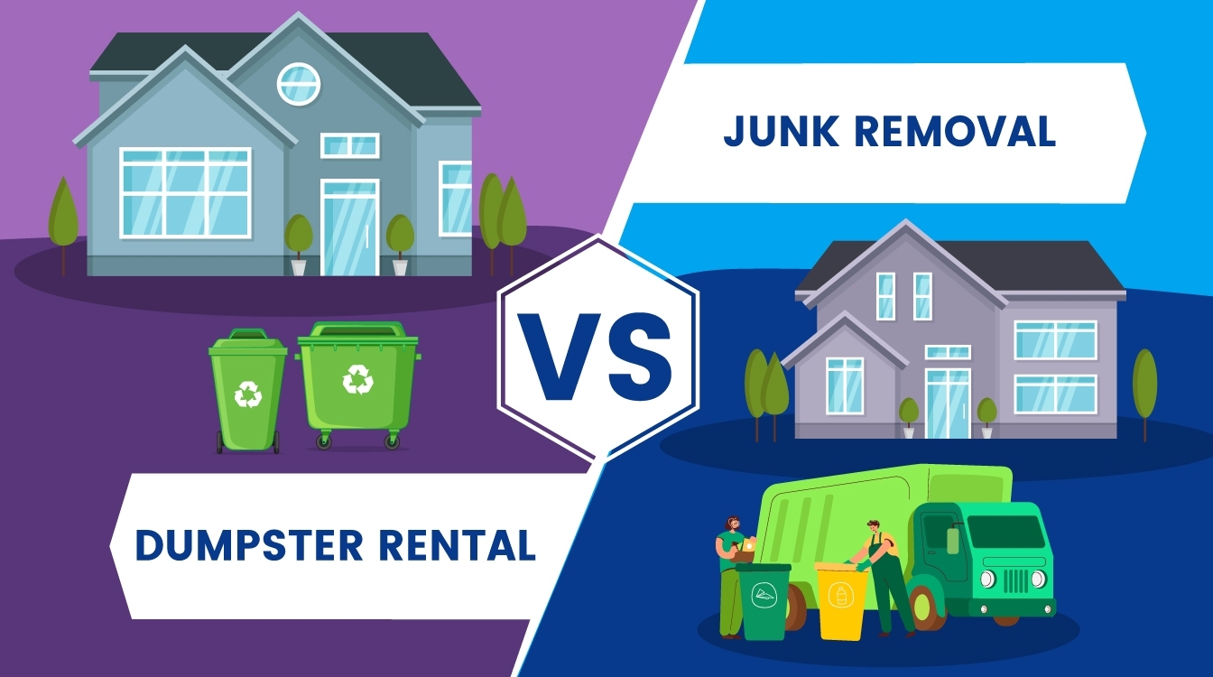 Dumpster Rental vs. Junk Removal: Which is Right for You?