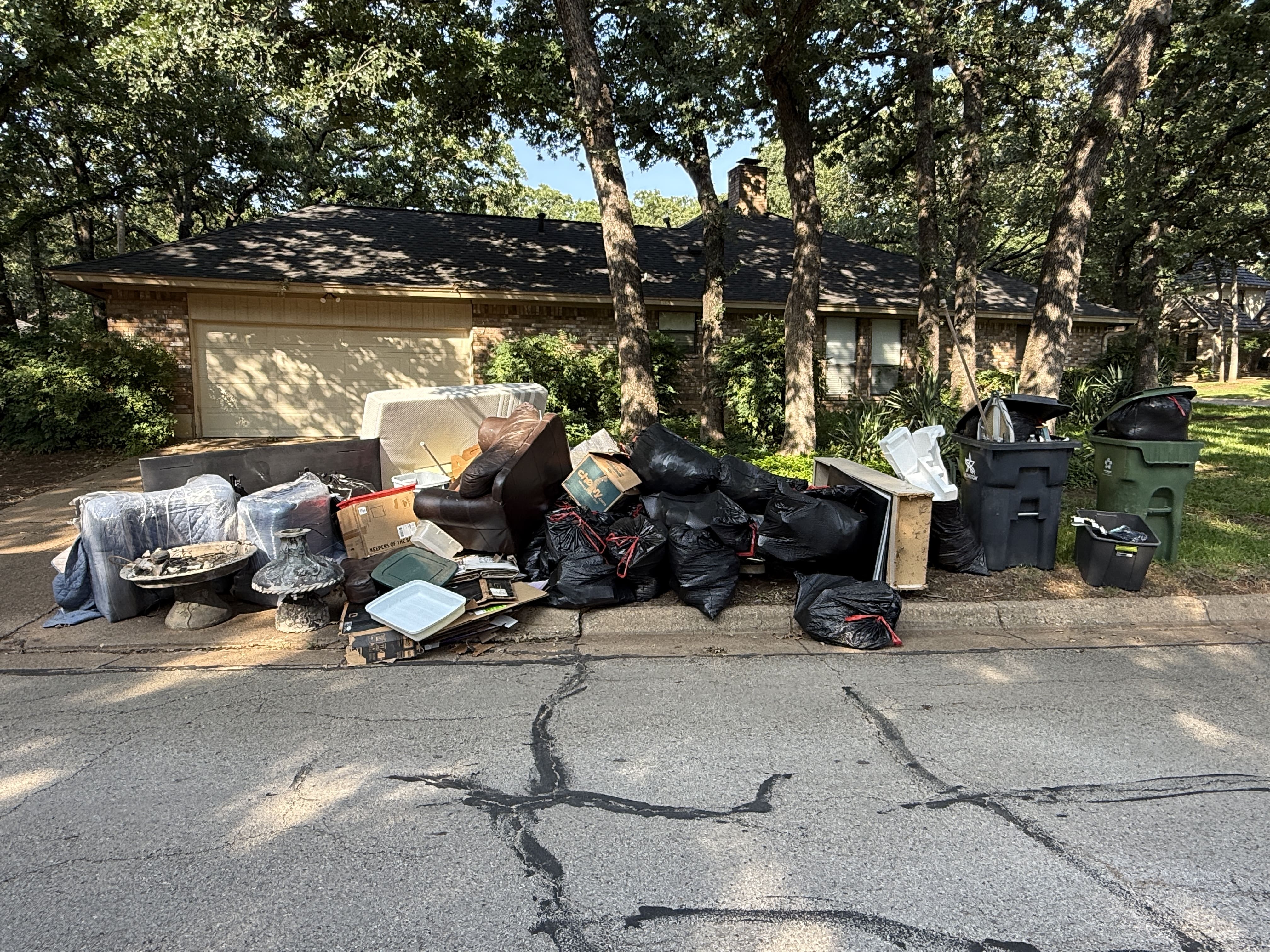 Before Curb Side Pickup